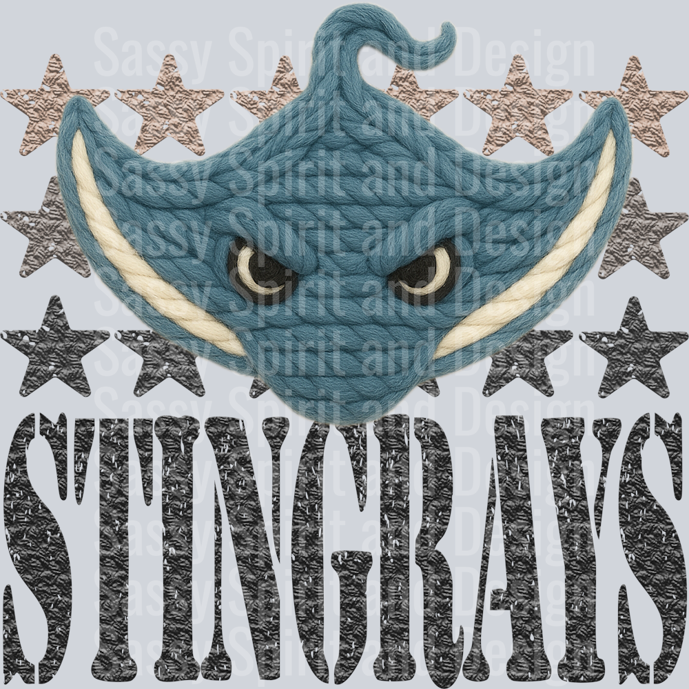 YARN MASCOTS STINGRAYS