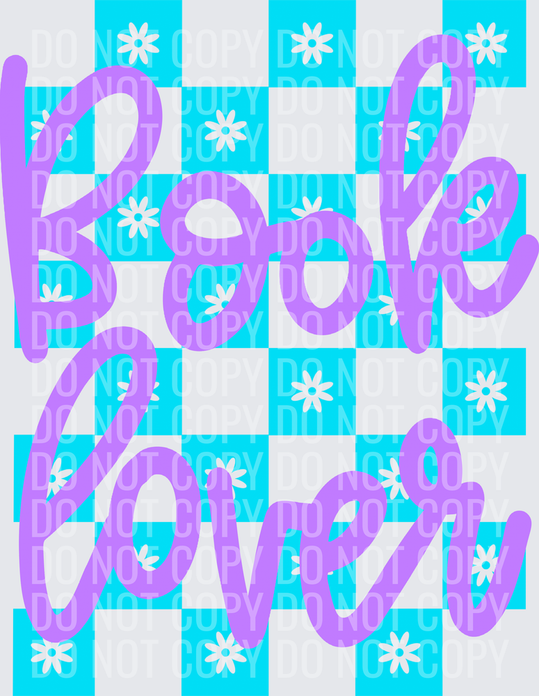 BOOK LOVER CHECKERED
