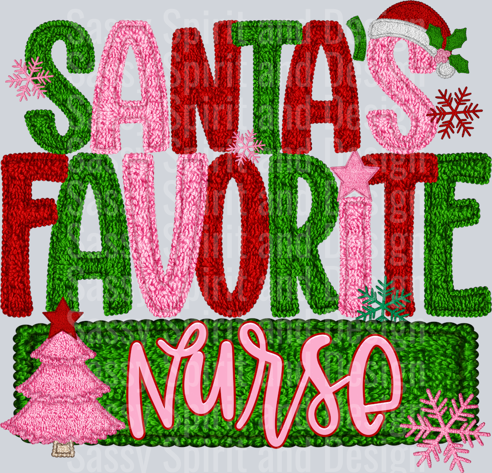 SANTAS FAVORITE NURSE