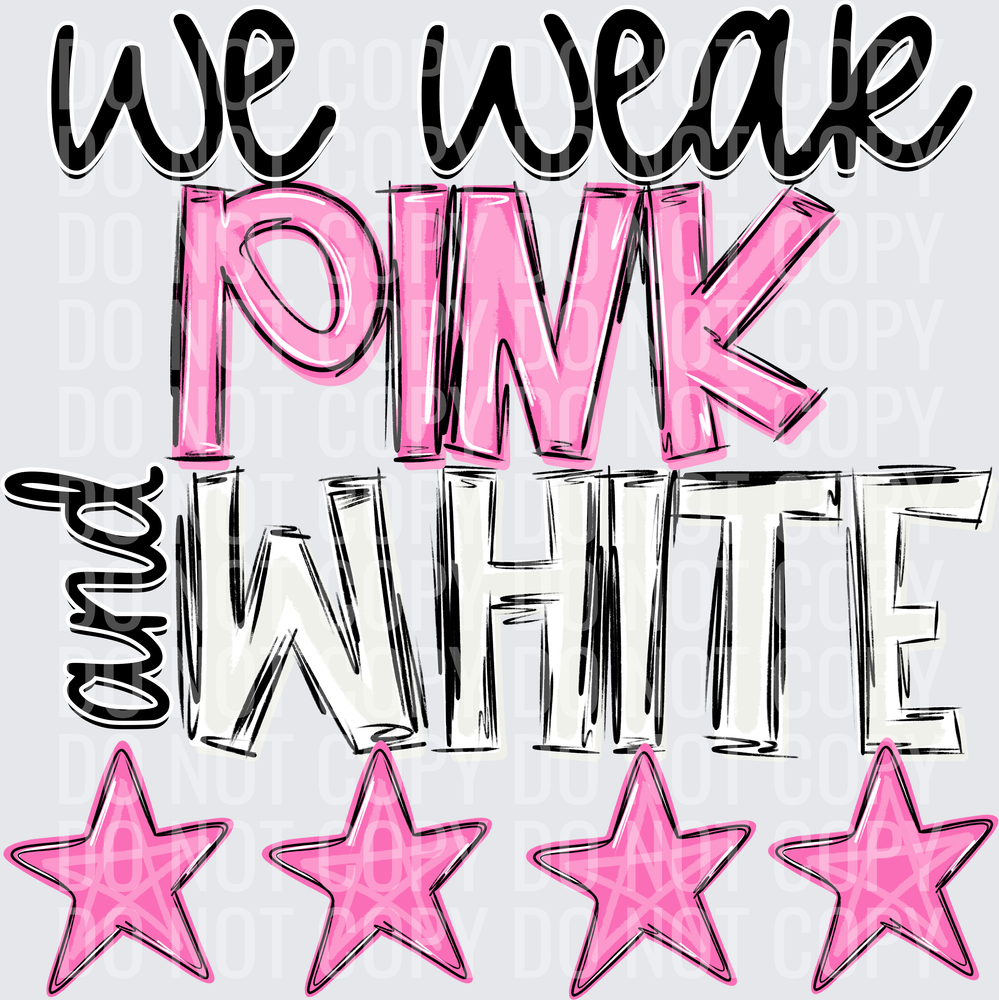 pink and white