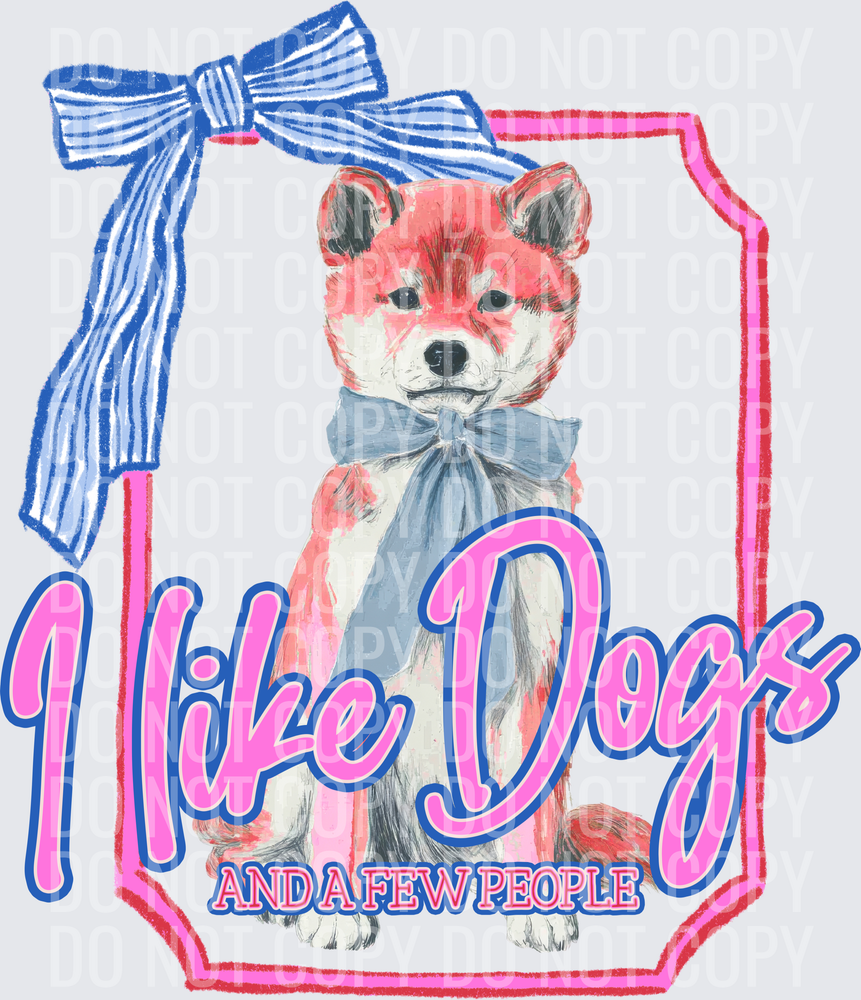 KayndiDesigns 06.26 I Like Dogs and a Few People Shiba Inu