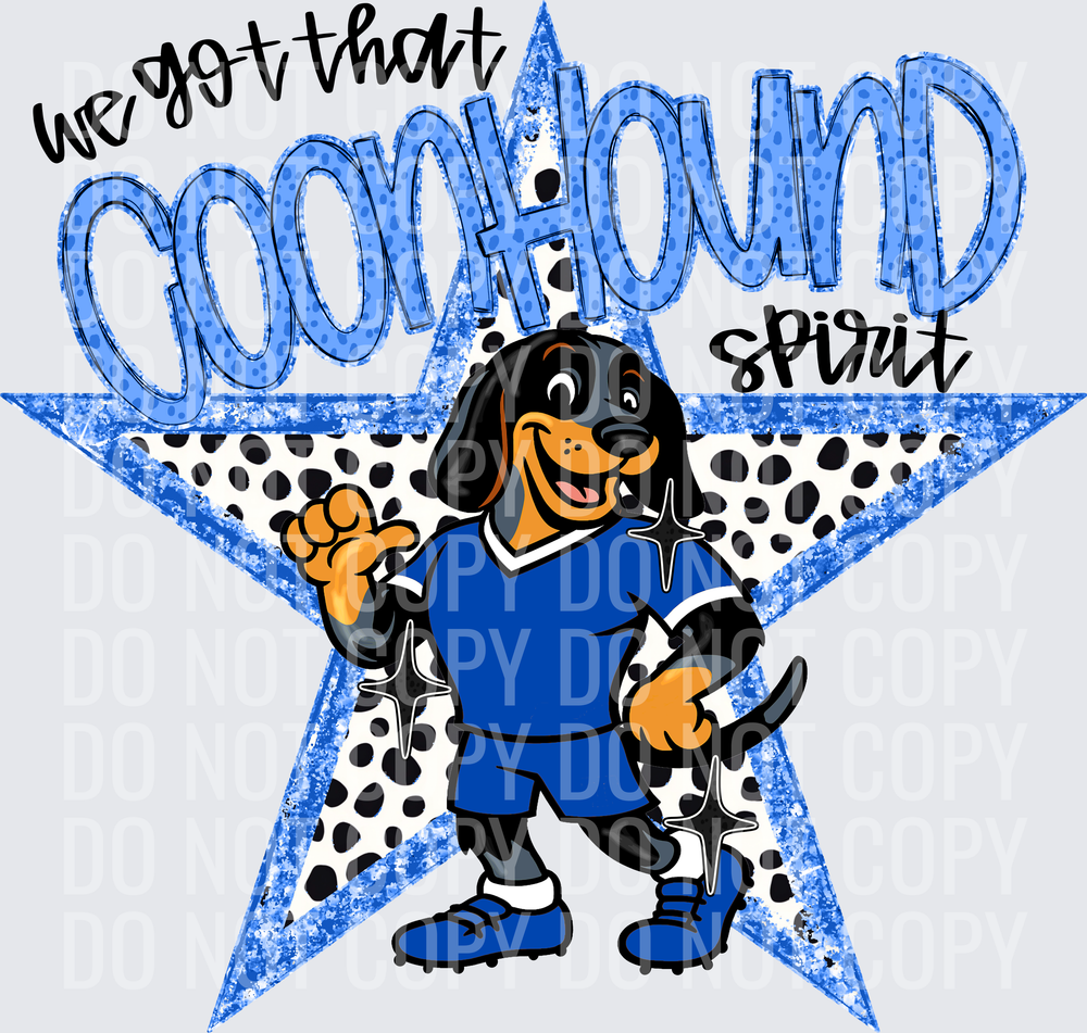 KayndiDesigns 09.26 We Got That Spirit Coonhound Blue