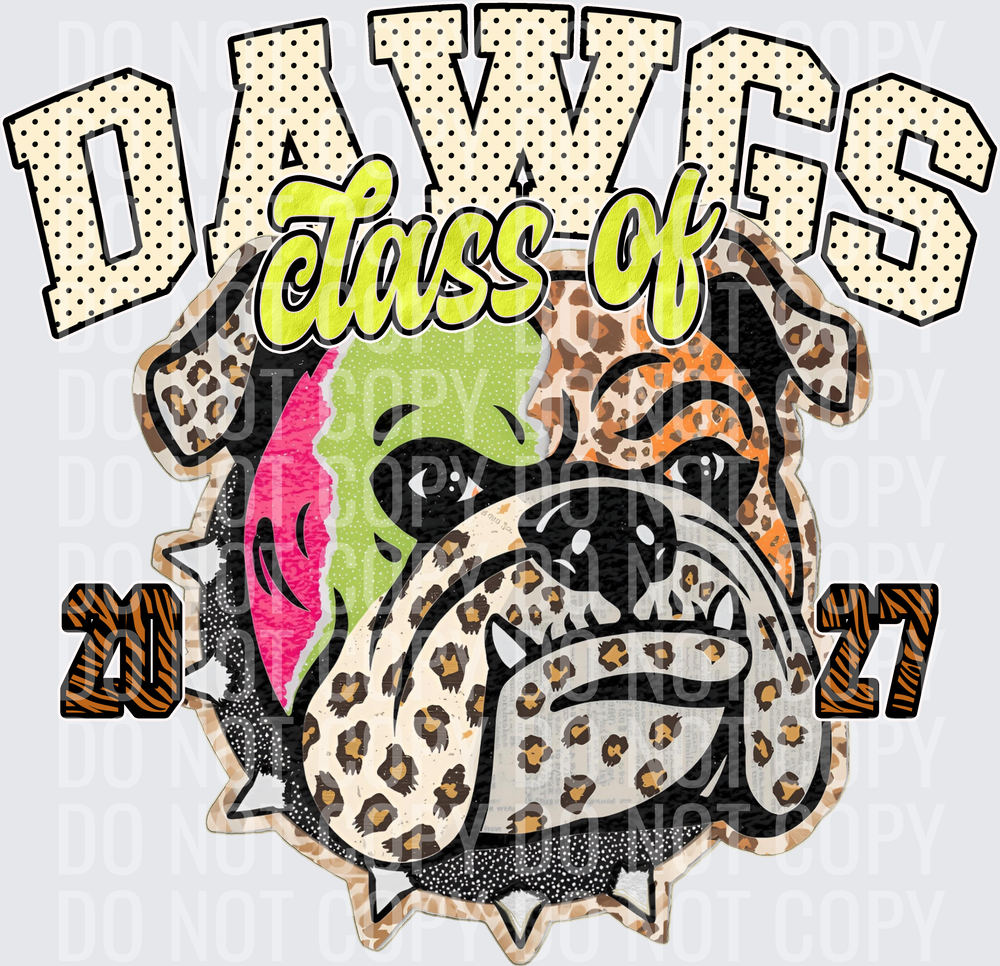 KayndiDesigns 10.26 Class of 2027 Bright Dawgs 2