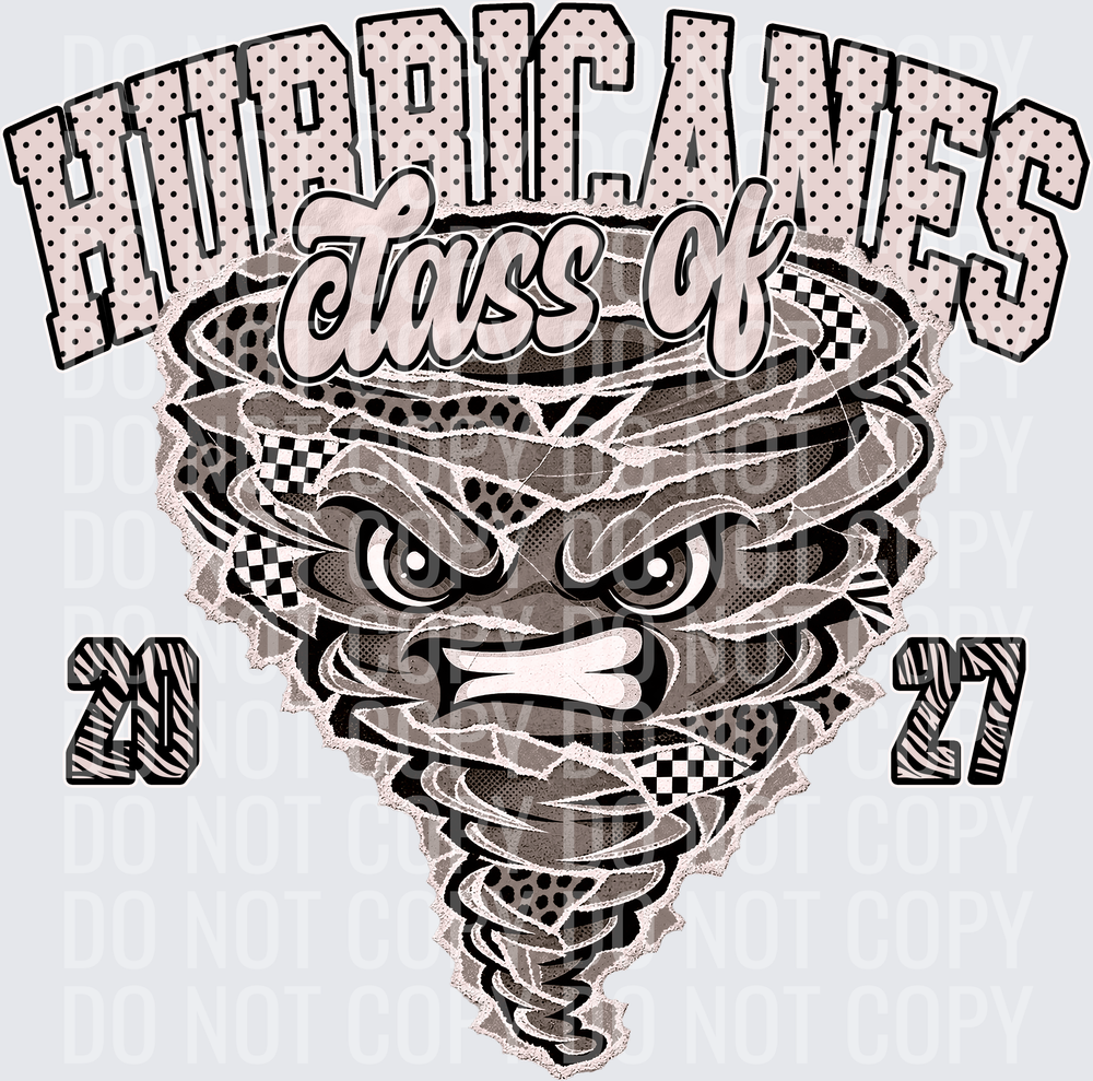 KayndiDesigns 10.26 Class of 2027 Neutral Hurricanes