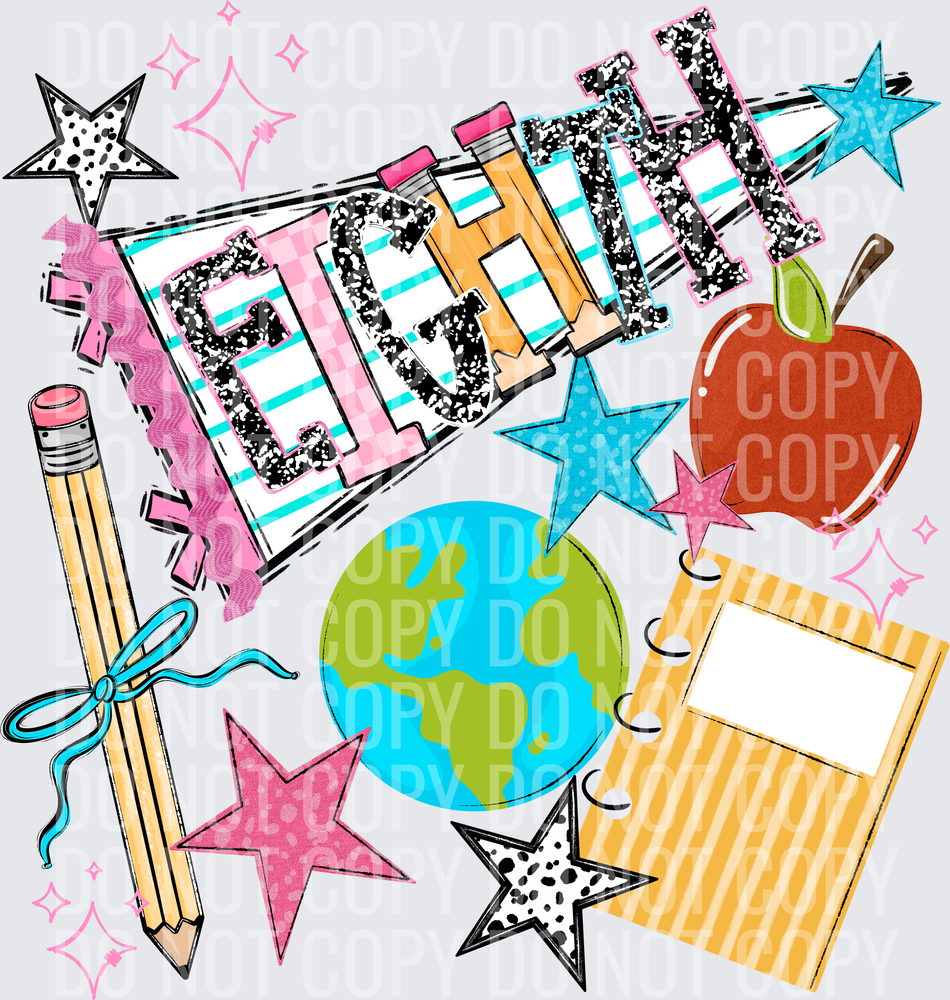 BACK TO SCHOOL NAME PENNANT EIGHTH