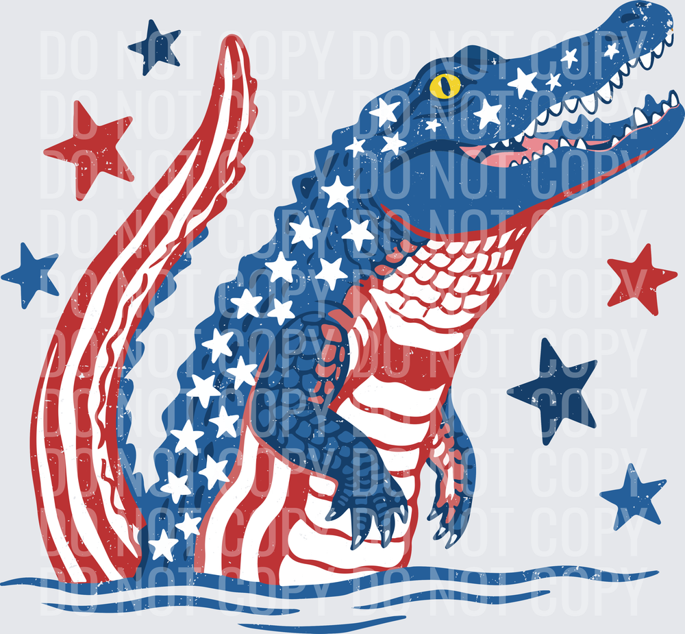 Patriotic Gator 2