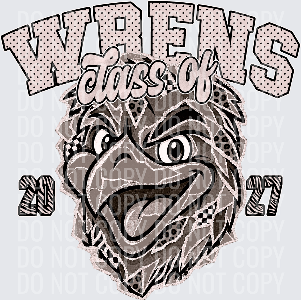 KayndiDesigns 10.26 Class of 2027 Neutral Wrens