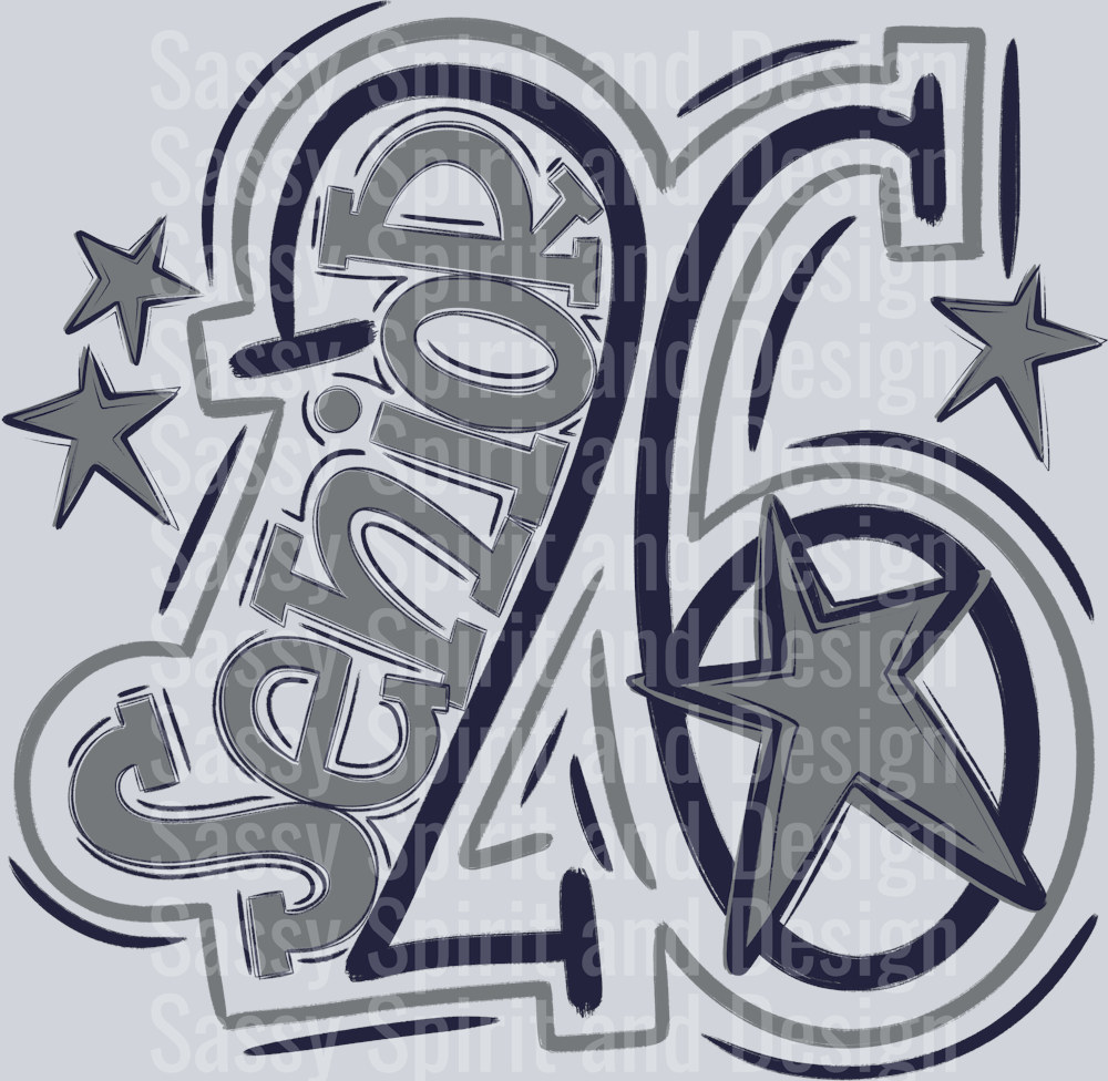 Senior 2026 Navy Dk Gray