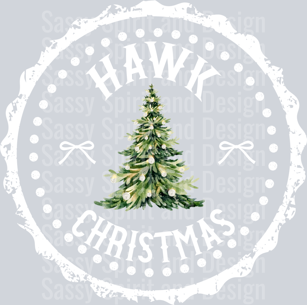 HAWK CHRISTMAS STAMP