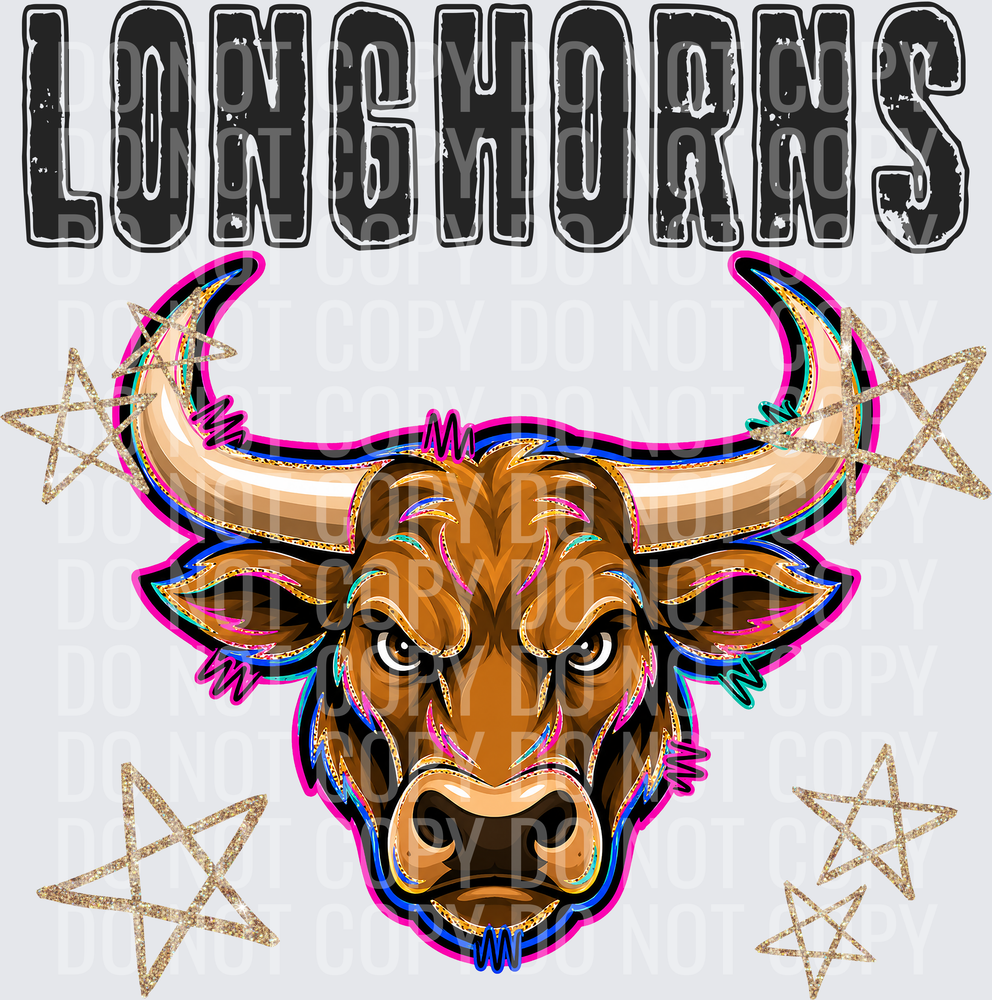 KayndiDesigns 08.26 Grunge Varsity Longhorns