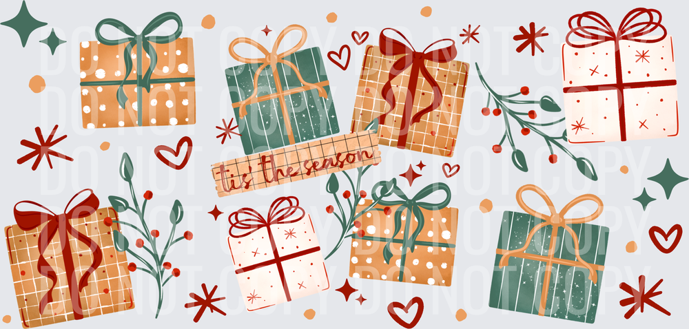 Tis the season gifts 16oz wrap