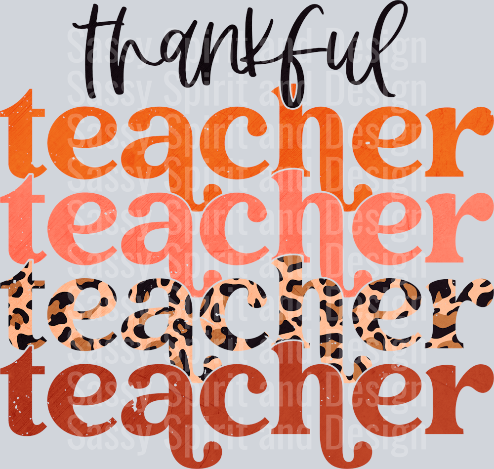 thankful teacher