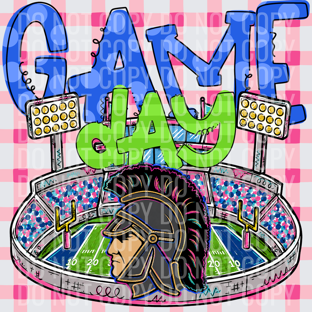 KayndiDesigns 08.26 Game Day Stadium Trojans