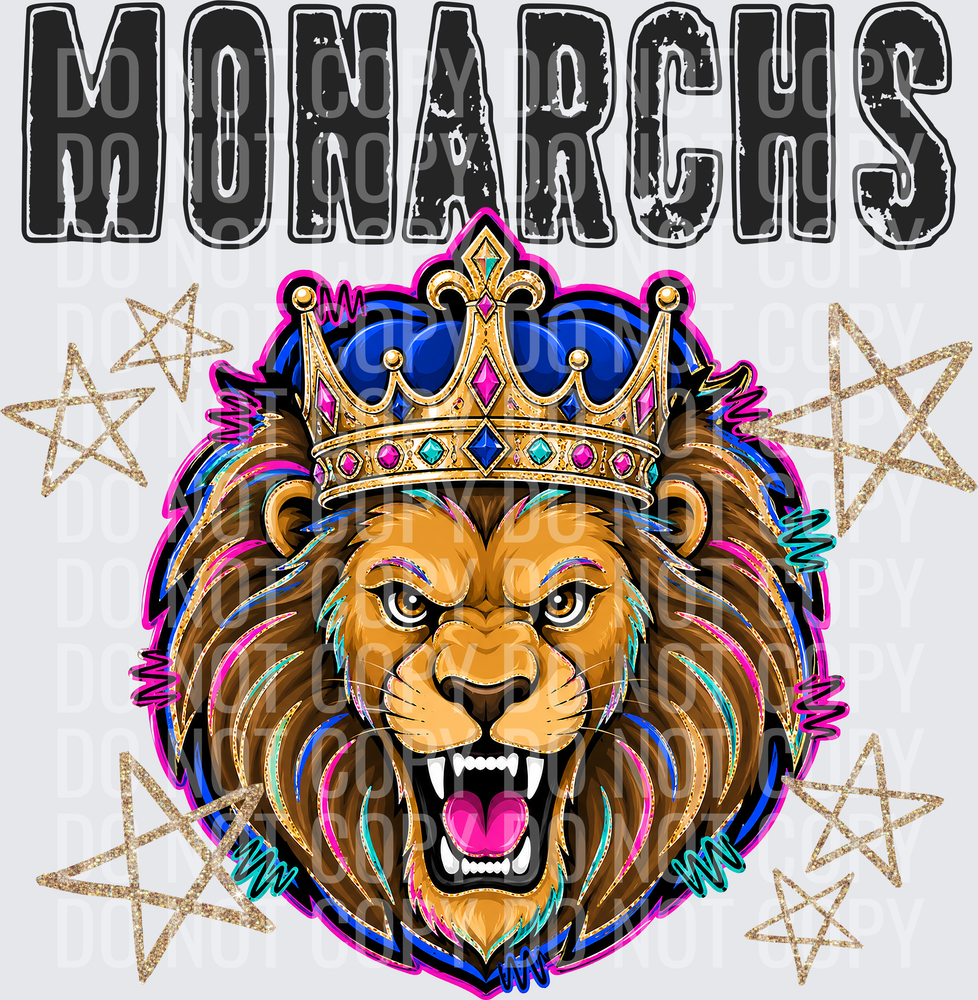 KayndiDesigns 08.26 Grunge Varsity Monarchs