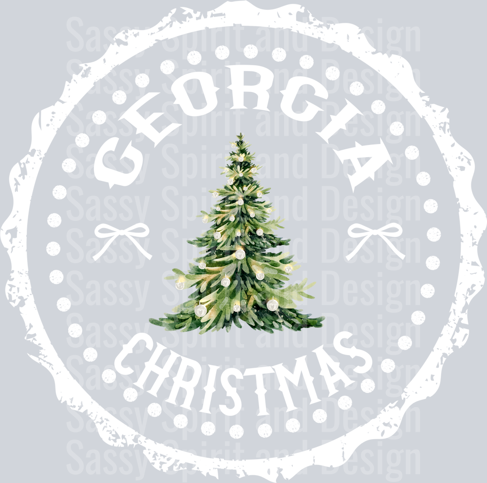 STATE CHRISTMAS STAMP Georgia