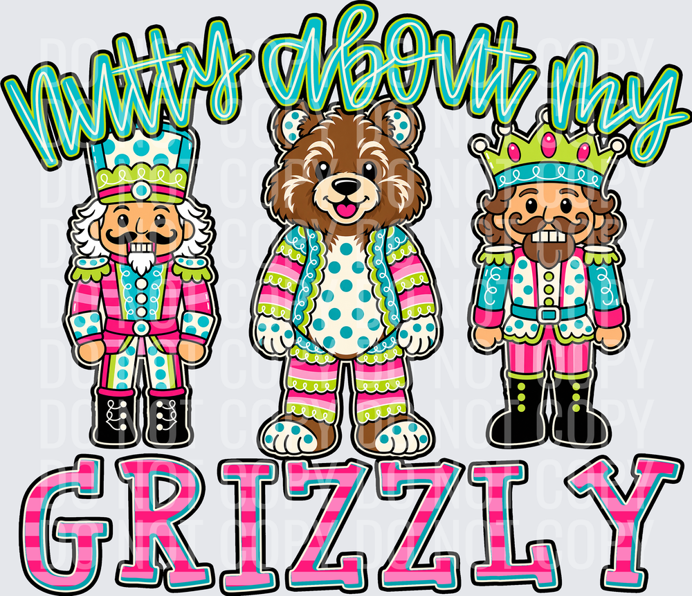 KayndiDesigns 10.26 Nutty About My Grizzlies