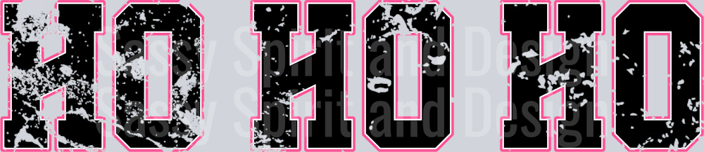 SANTA CLAUSE IS COING TO TOWN pink (1)