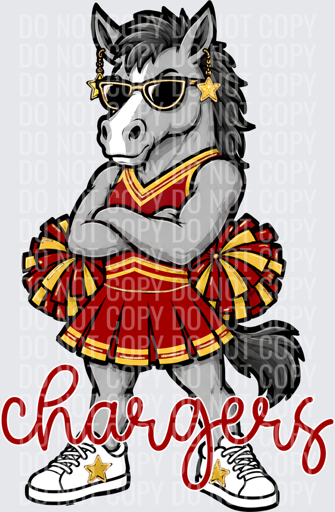 Chargers Red Gold