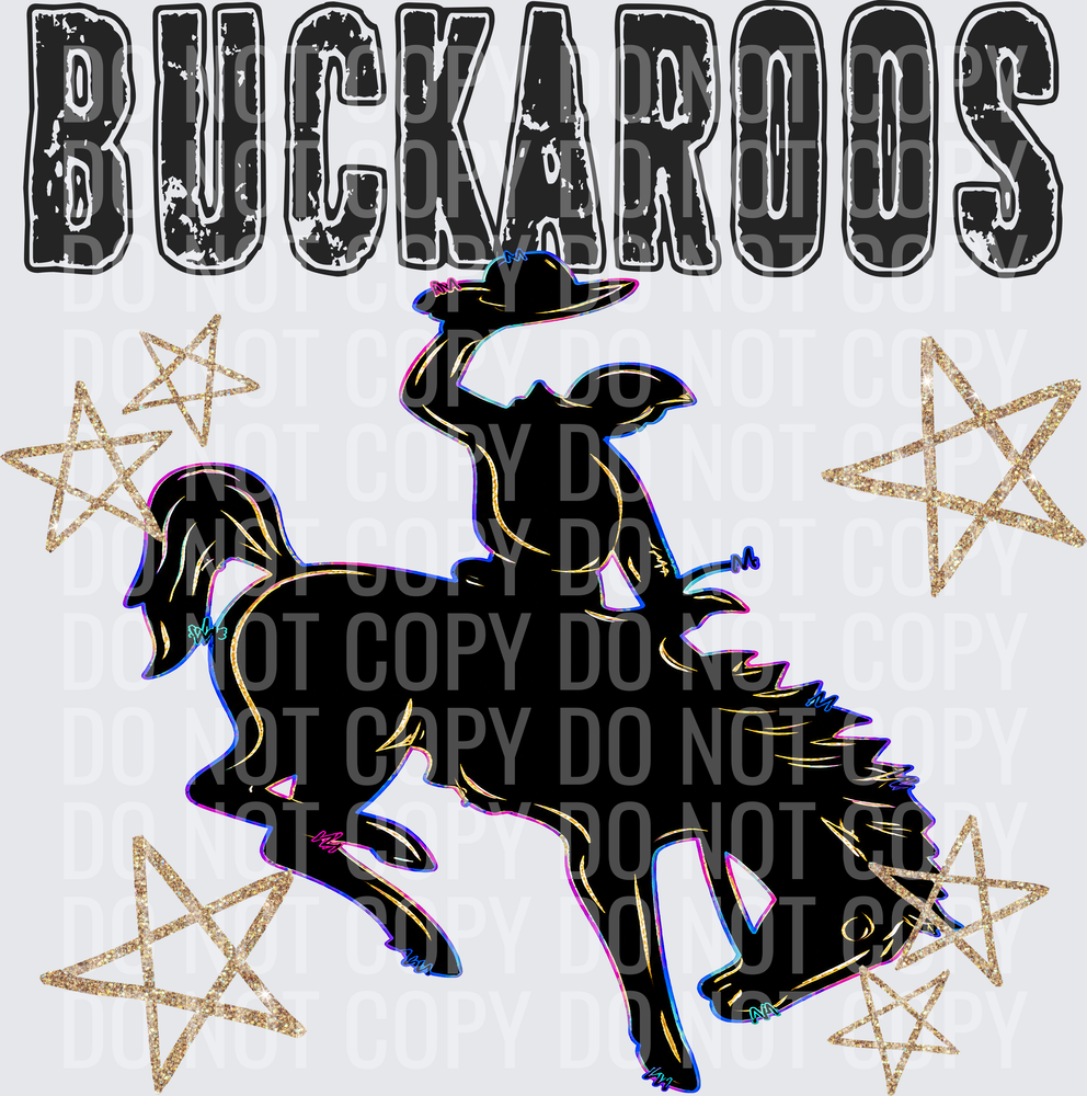 KayndiDesigns 08.26 Grunge Varsity Buckaroos