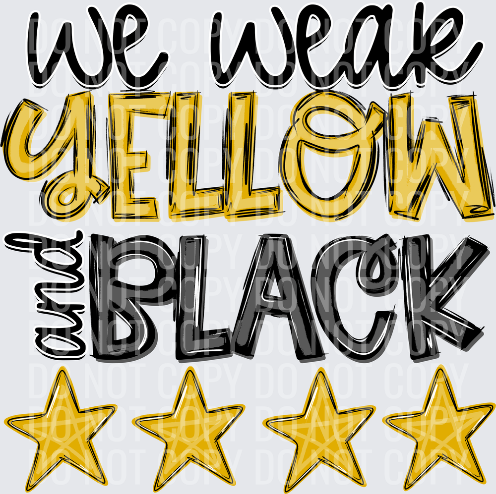 mustard yellow and black_