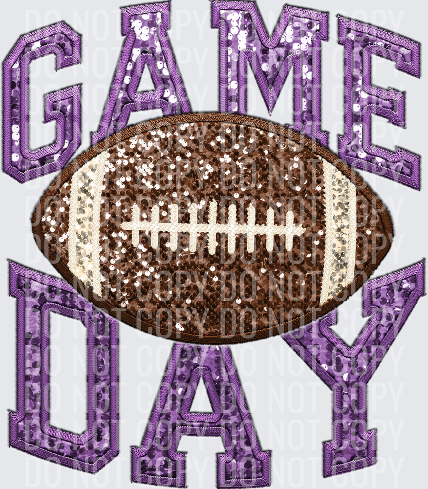 KayndiDesigns 06.26 Game Day Sequin Embriodery 17 Purple