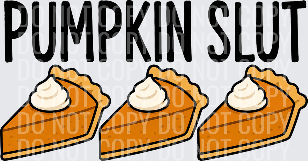 pumpkin slut slice trio