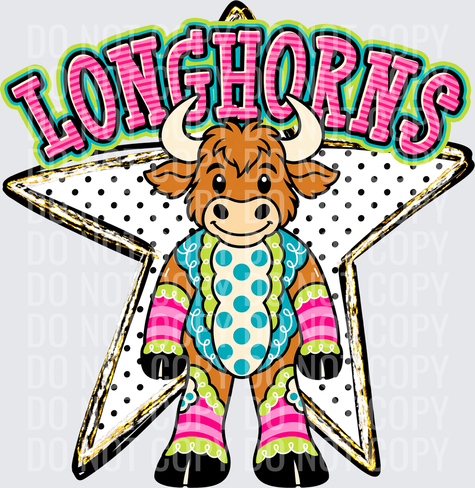 KayndiDesigns 10.26 Pattern Parade Star Longhorns