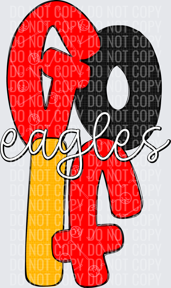EaglesRedBlackGold-Golf