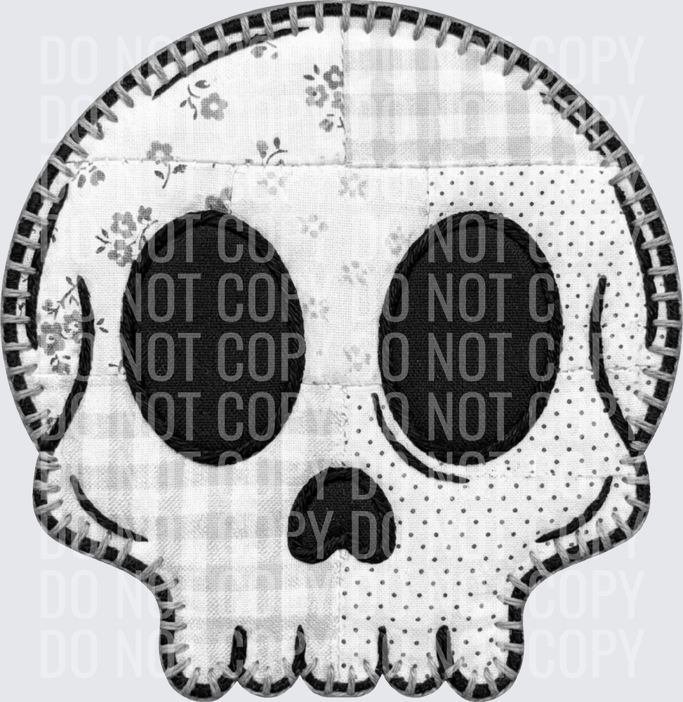 Stitched skull head