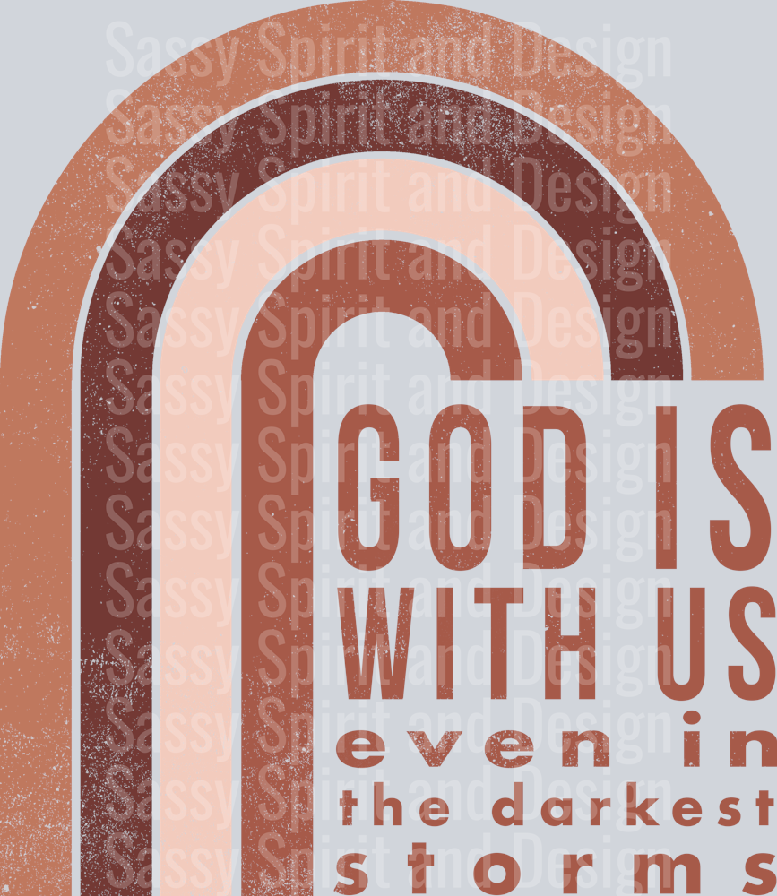 god is with us mocha browns