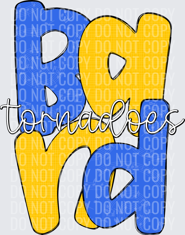 TornadoesRoyalYellowGold-Band