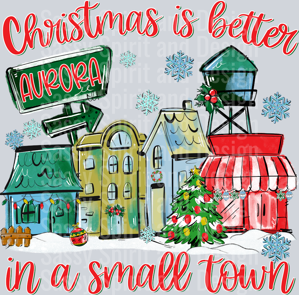 AURORA - TRADITIONAL CHRISTMAS SMALL TOWN