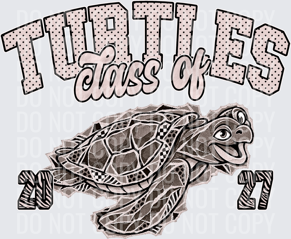 KayndiDesigns 10.26 Class of 2027 Neutral Turtles