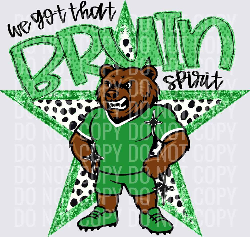 KayndiDesigns 09.26 We Got That Spirit Bruin Green