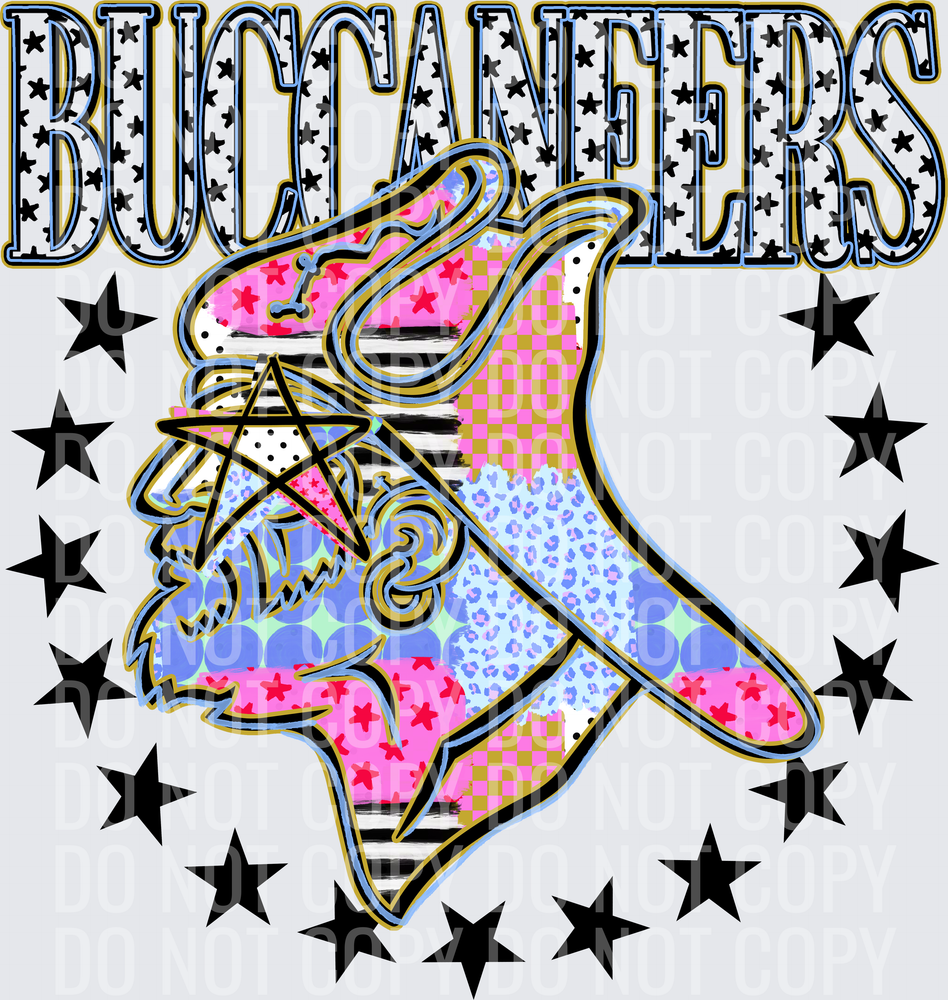 KayndiDesigns 09.26 Patchwork Varisty Stars Buccaneers 2