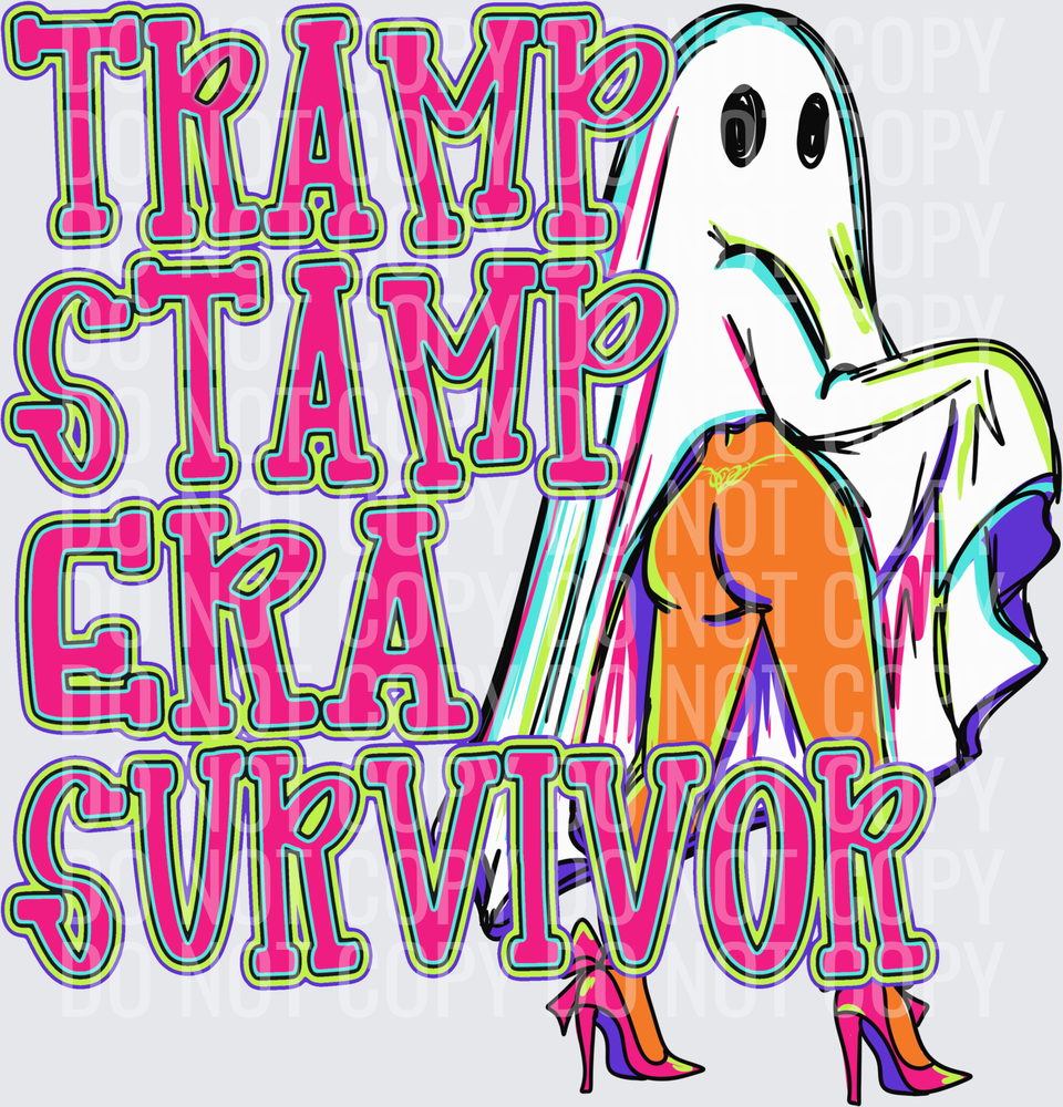 Neon ghost tramp stamp survivor