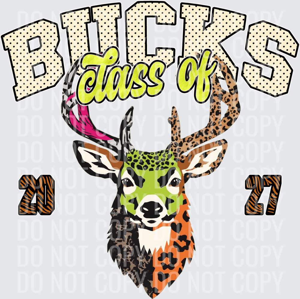 KayndiDesigns 10.26 Class of 2027 Bright Bucks