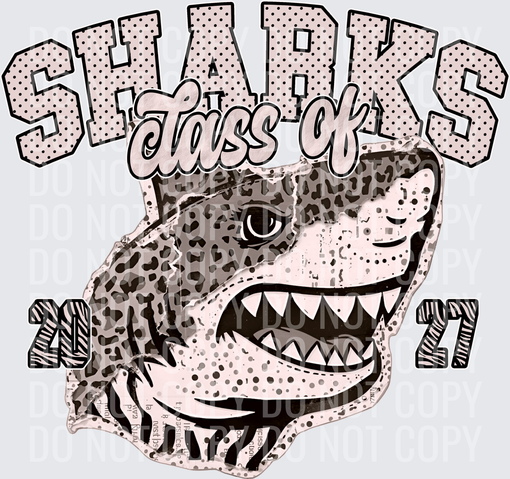 KayndiDesigns 10.26 Class of 2027 Neutral Sharks
