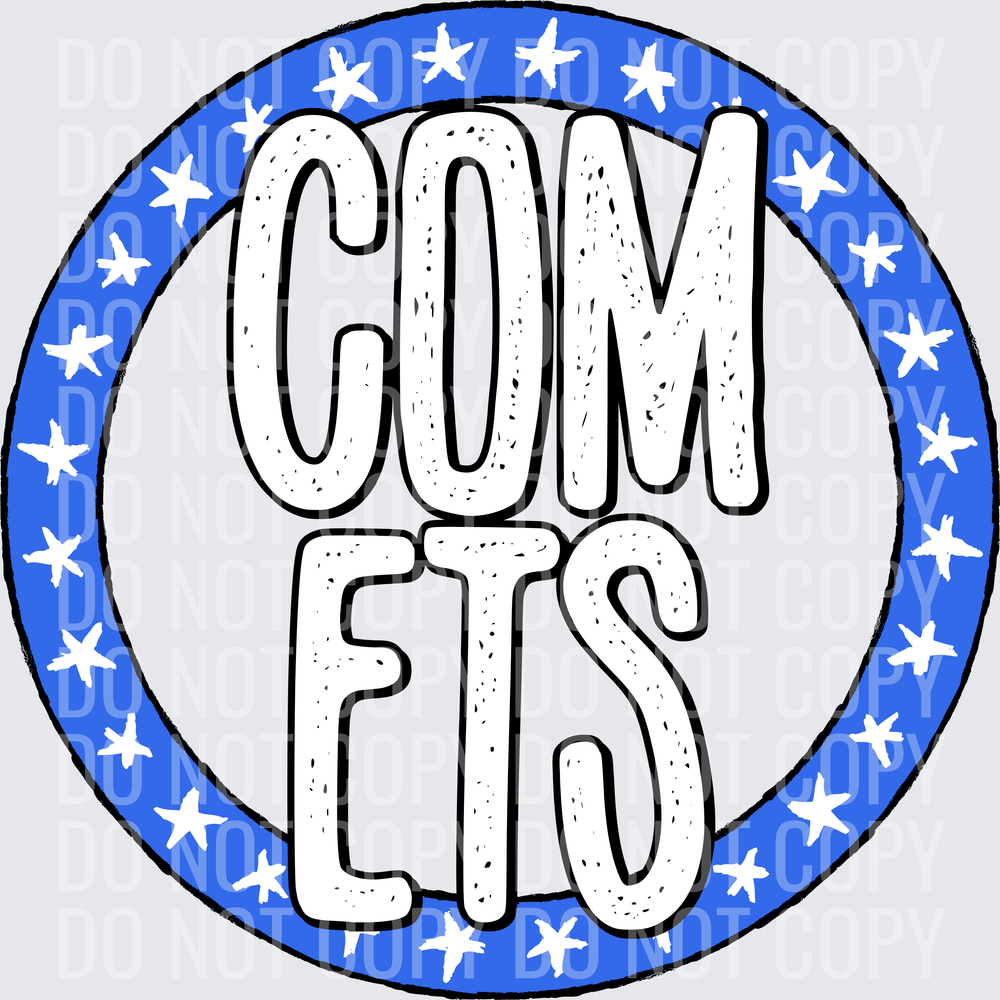 CometsStarCircleRoyalWhite