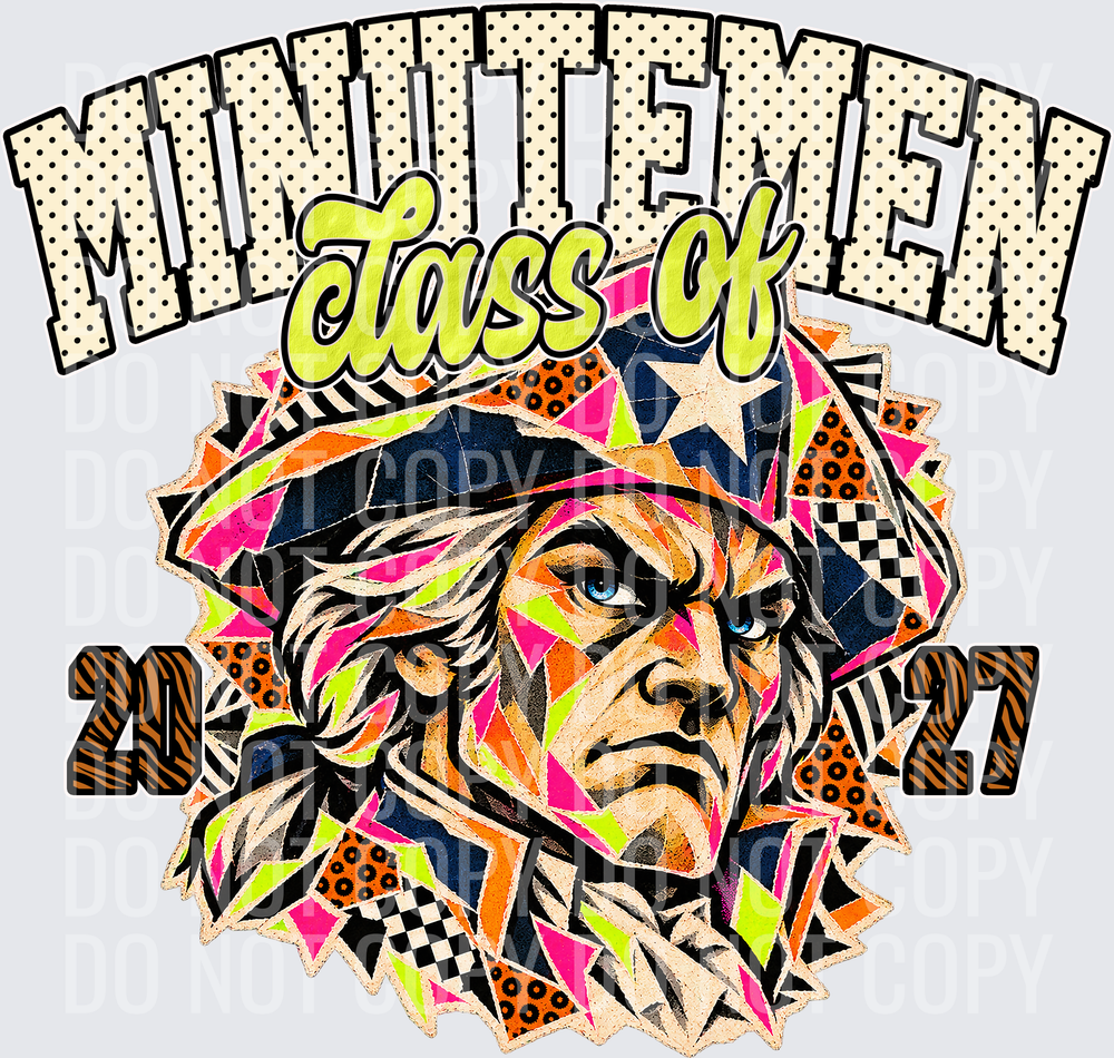 KayndiDesigns 10.26 Class of 2027 Bright Minutemen