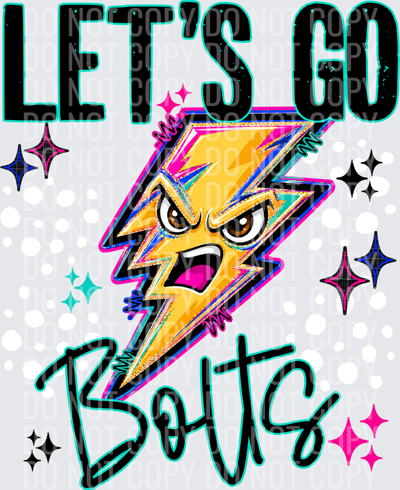 LETS GO MASCOTS BOLTS