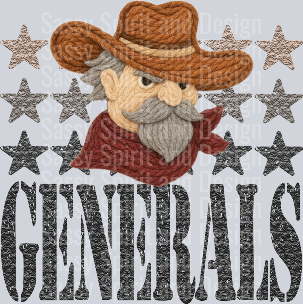 YARN MASCOTS GENERALS