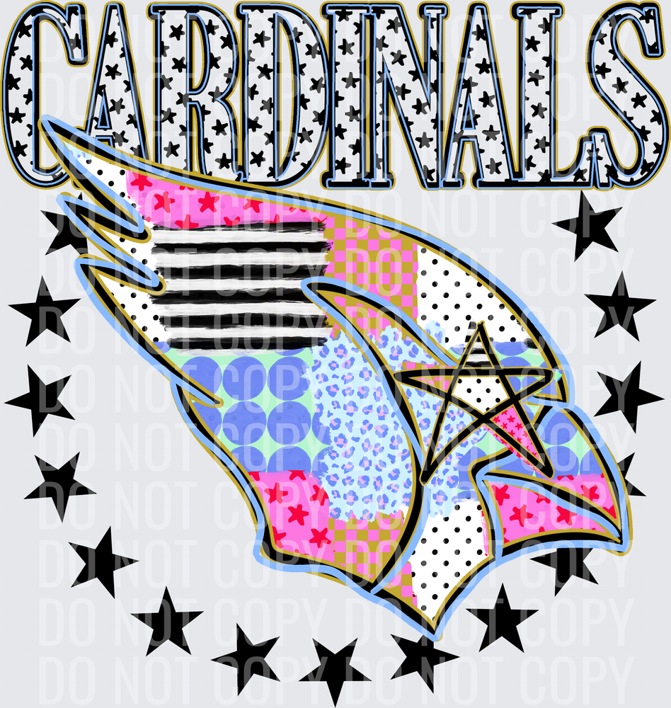 KayndiDesigns 09.26 Patchwork Varisty Stars Cardinals 2