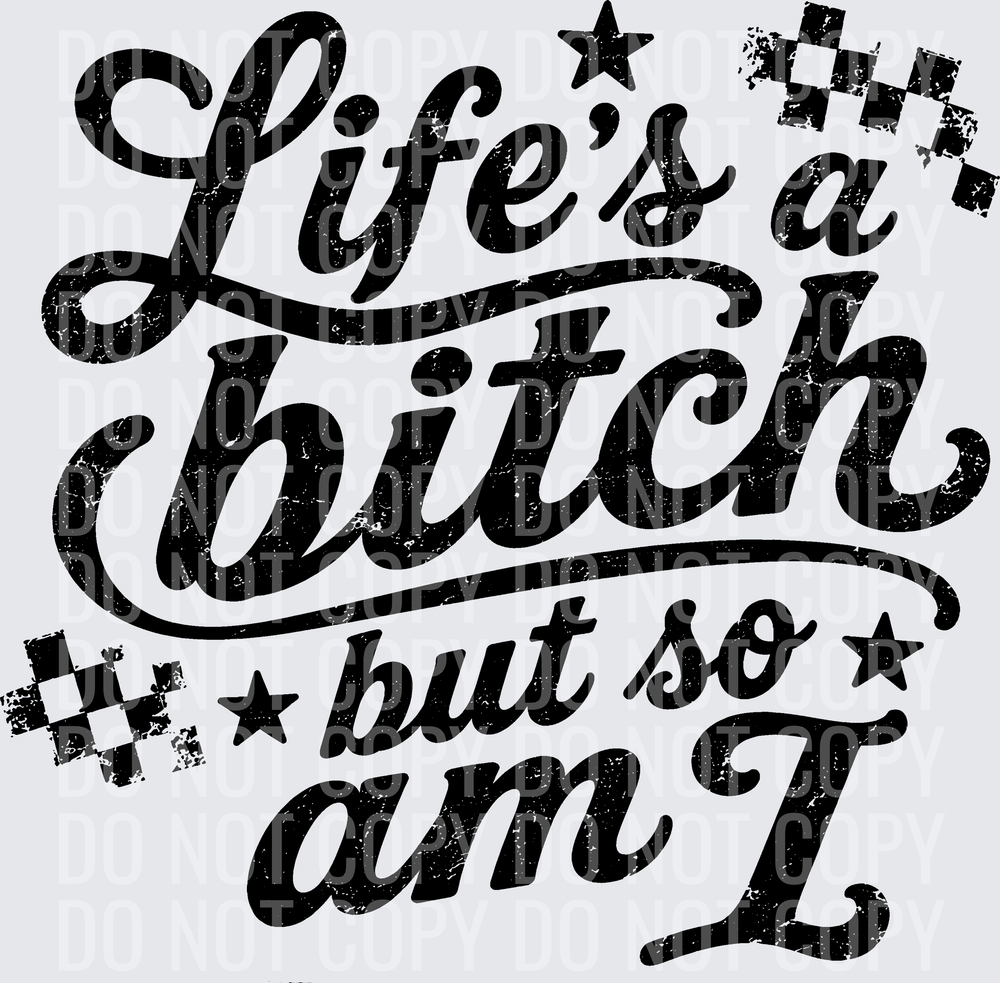 LIFES A BITCH