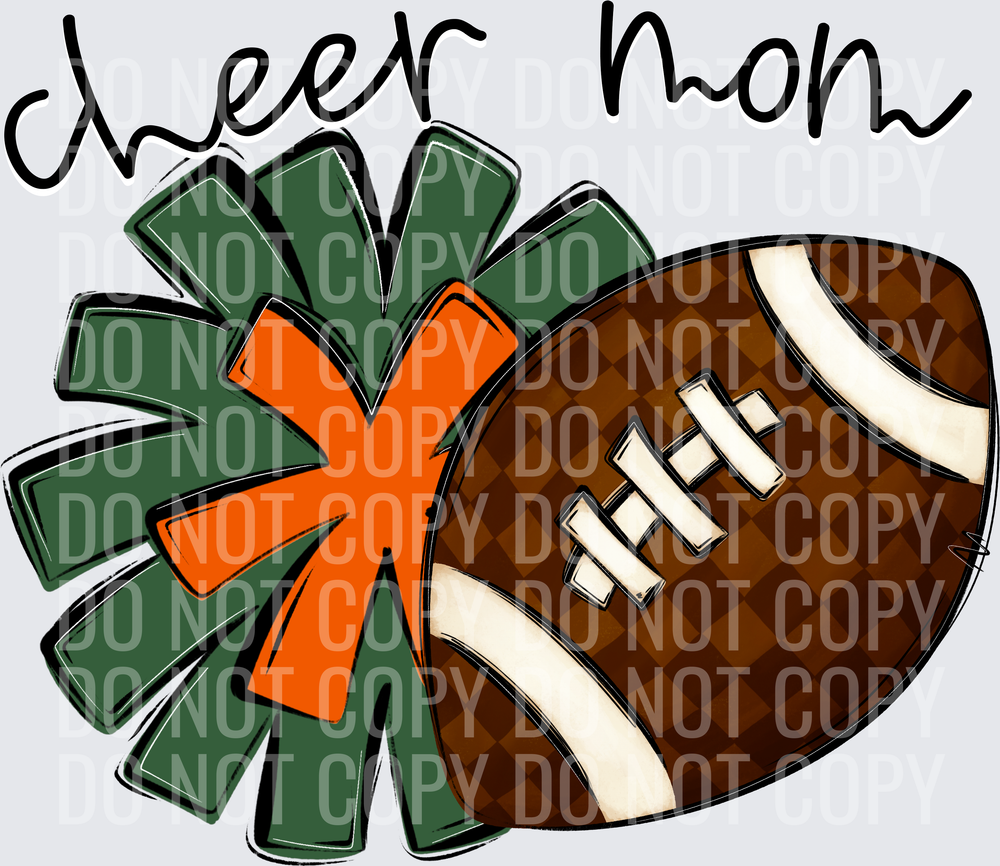 Cheer Mom - CC0926-0022 - Hunter-Orange