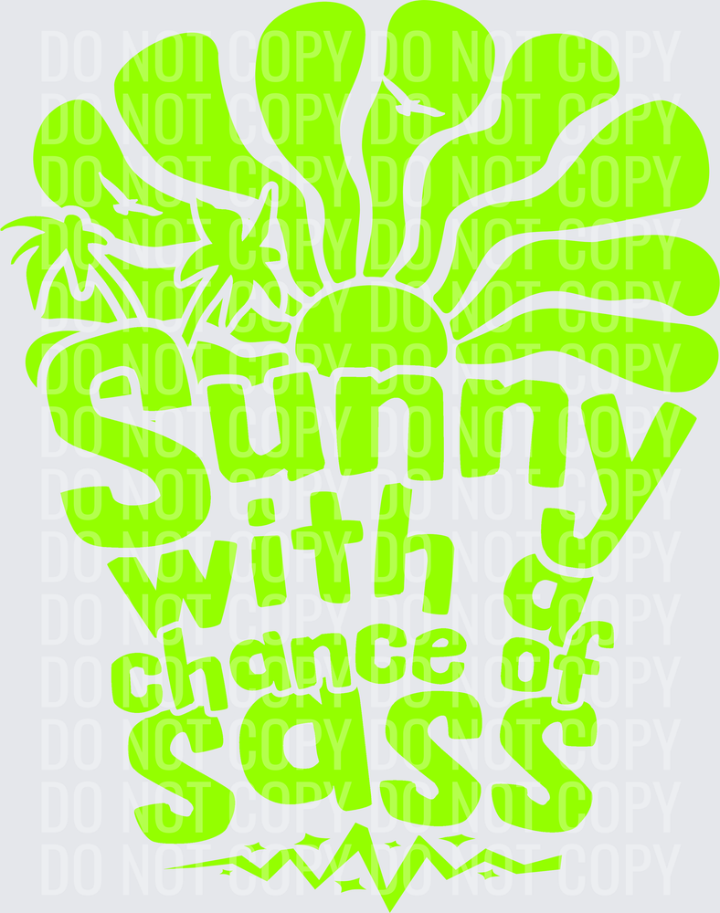 SUNNY WITH A CHANCE OF SASS