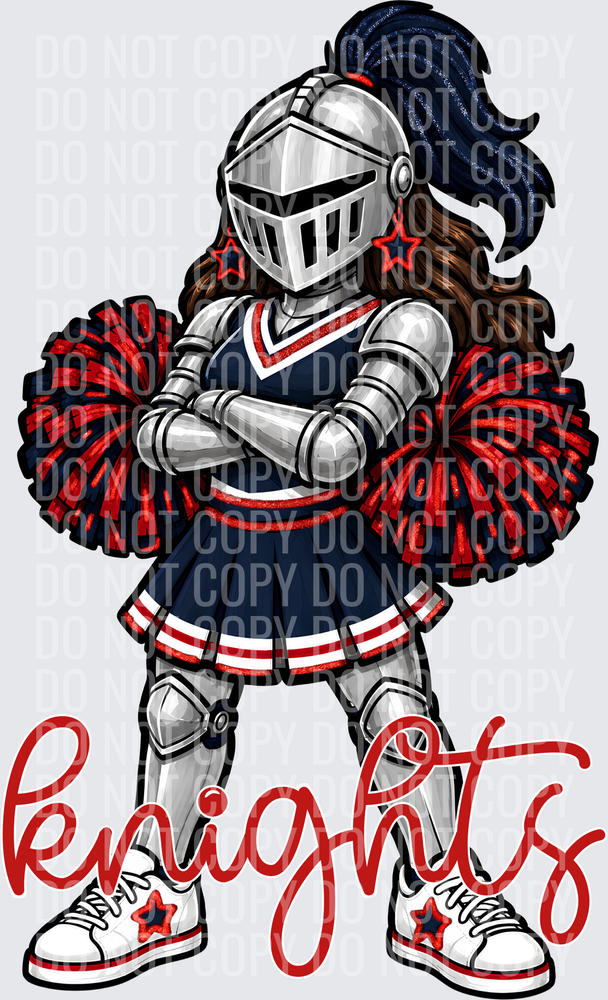 Knights Cheer Red Navy