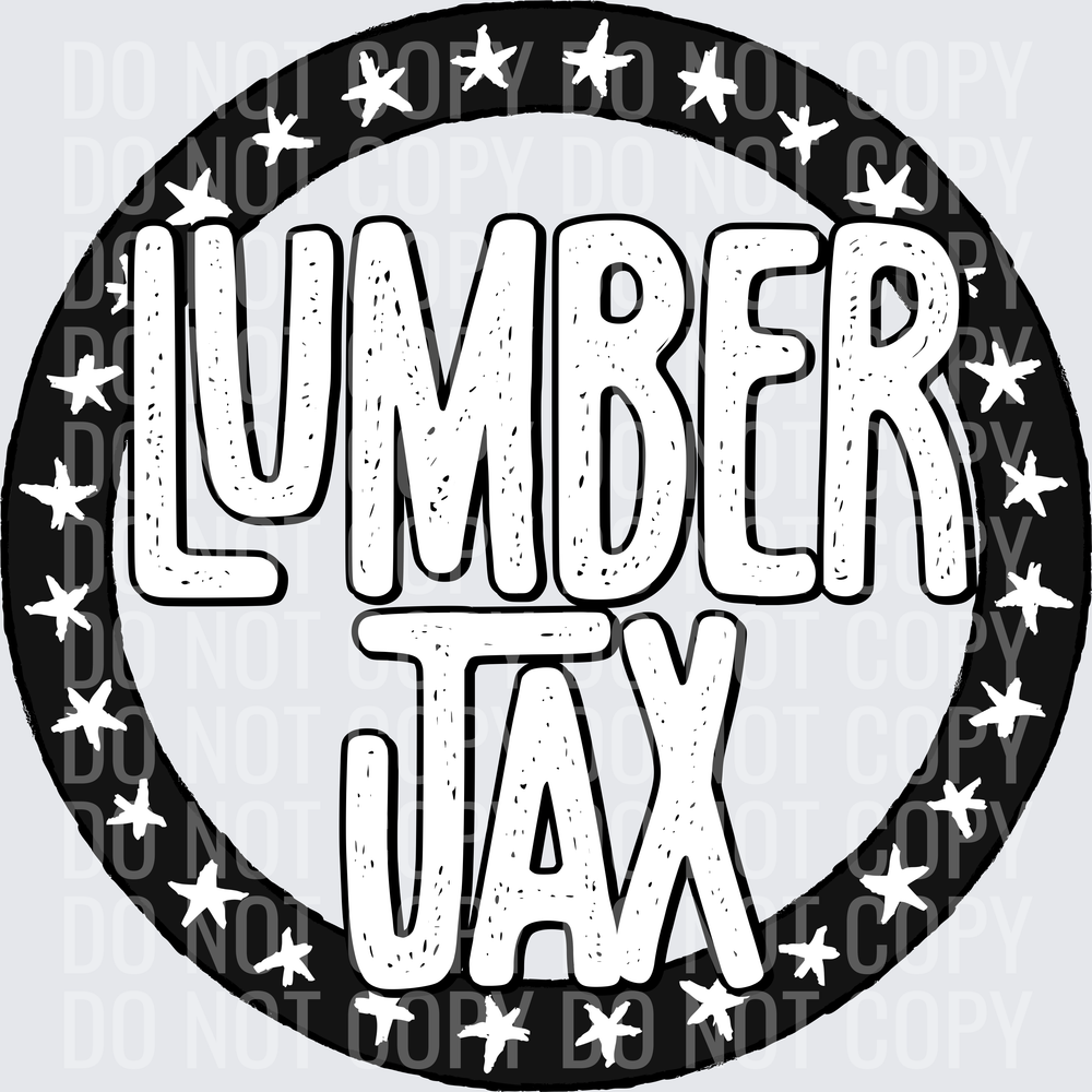 LumberjaxStarCircleBlackWhite