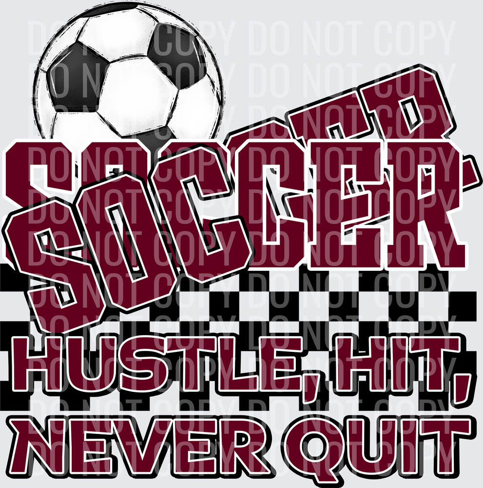 SOCCER MAROON