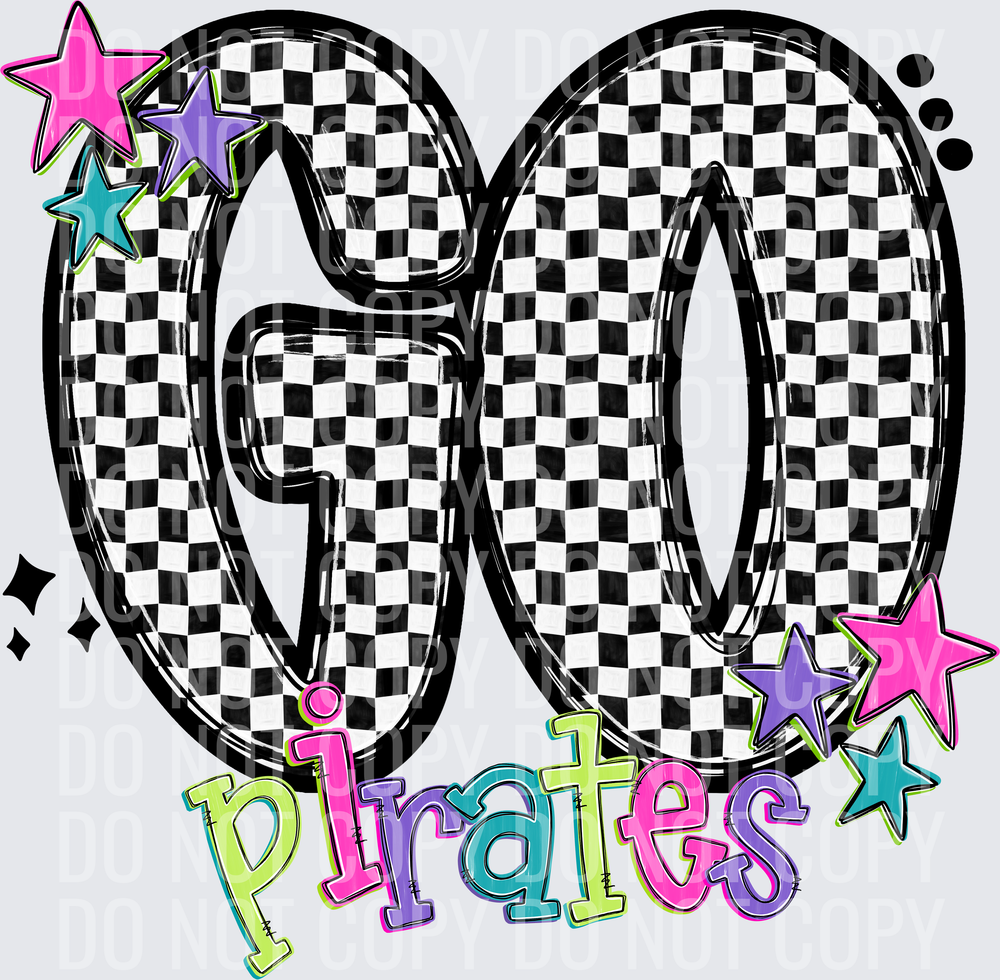 piratesGo Checker Neons 0926-0025